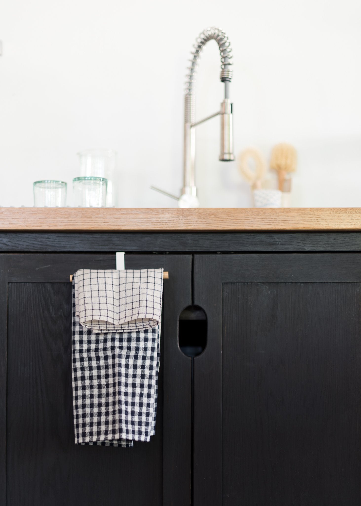 Over-the-Cabinet Dish Towel Hanger