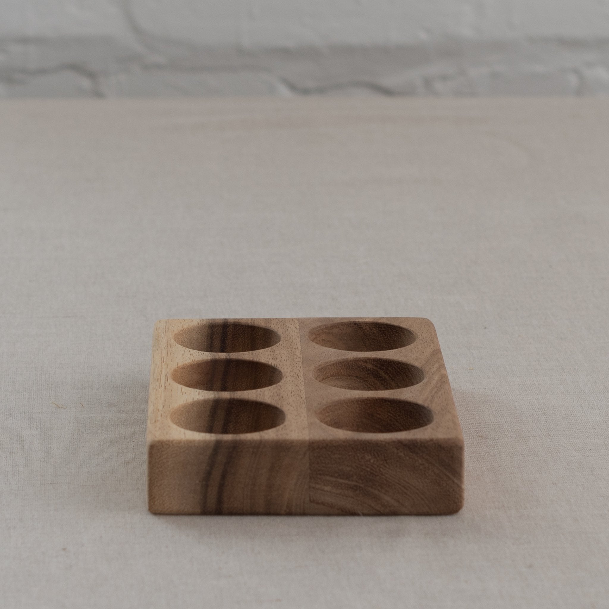 Acacia Wood Egg Holder