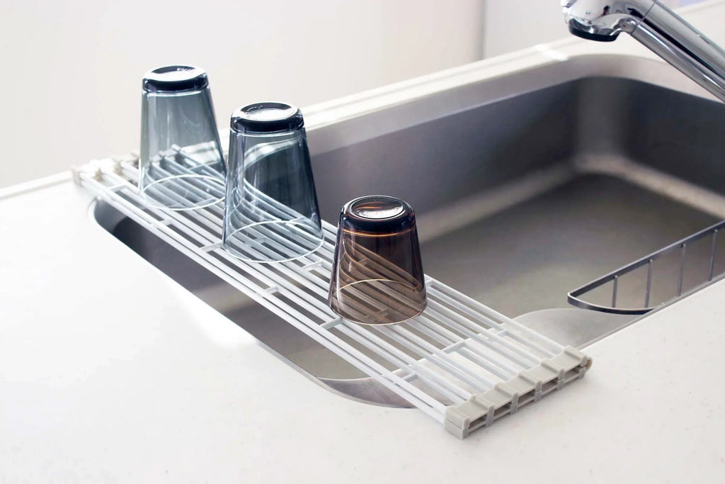 Plate Over the Sink Folding Drying Rack, Large
